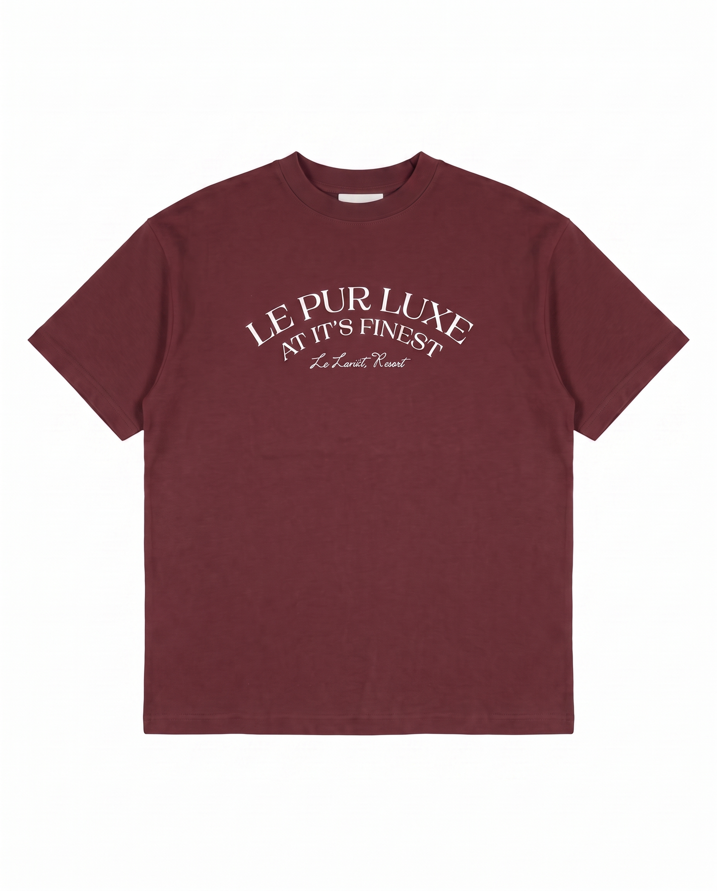 Classic T-Shirts Burgundy Front