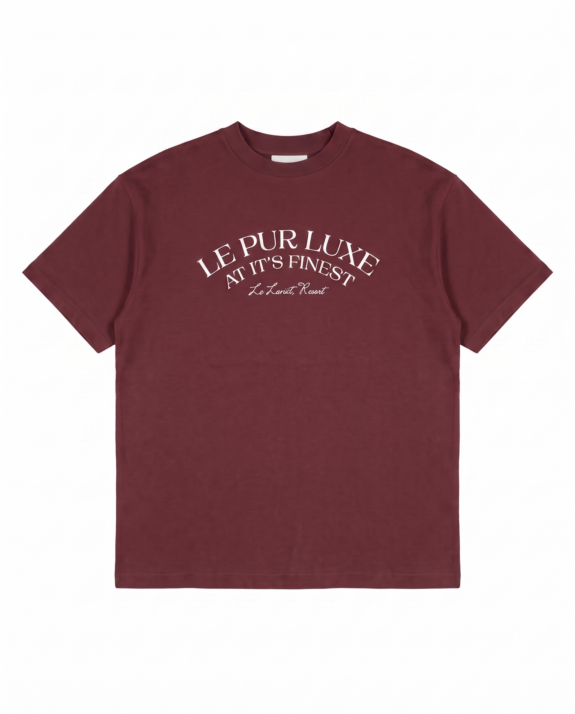 Classic T-Shirts Burgundy Front