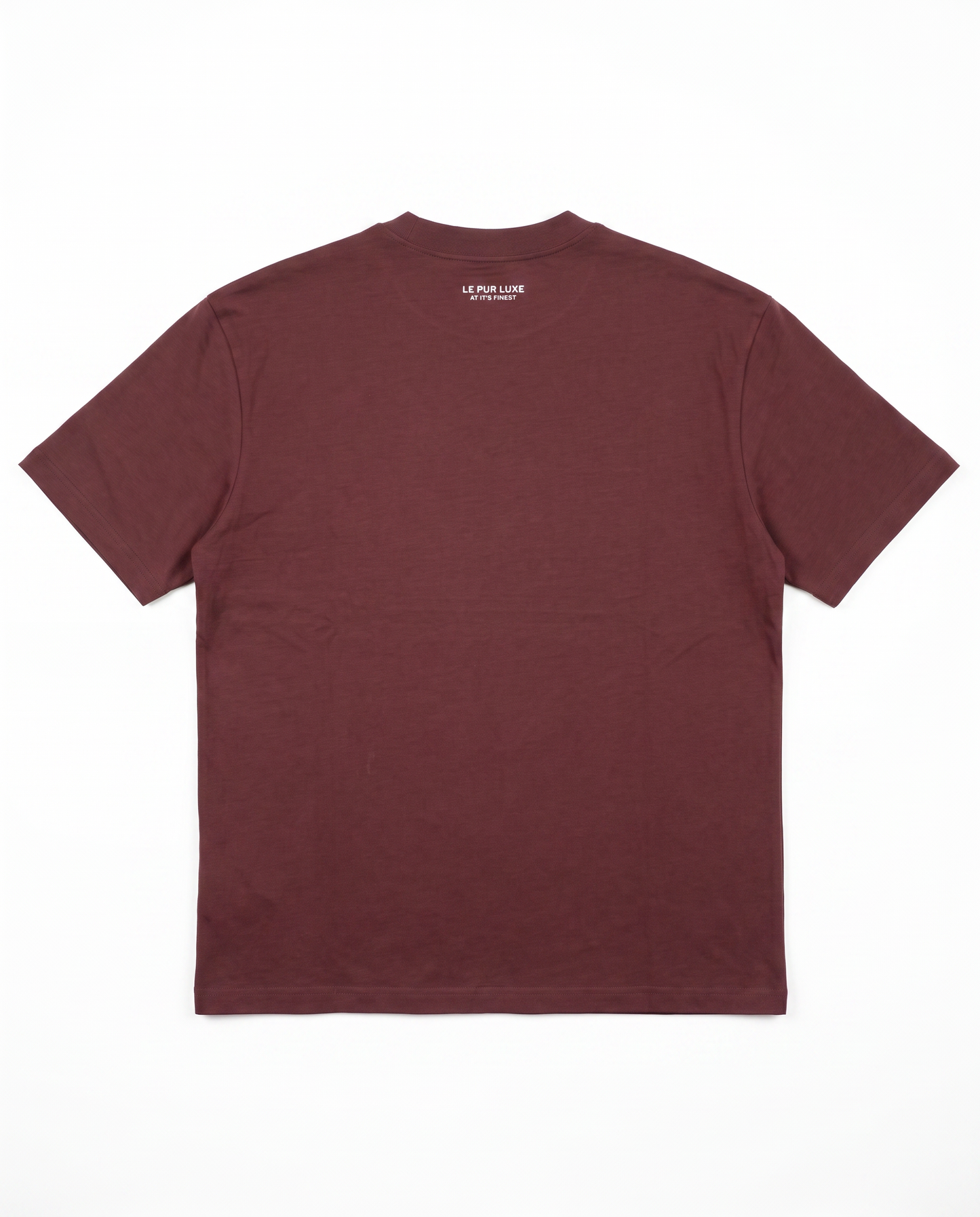 Classic T-Shirts Burgundy Back