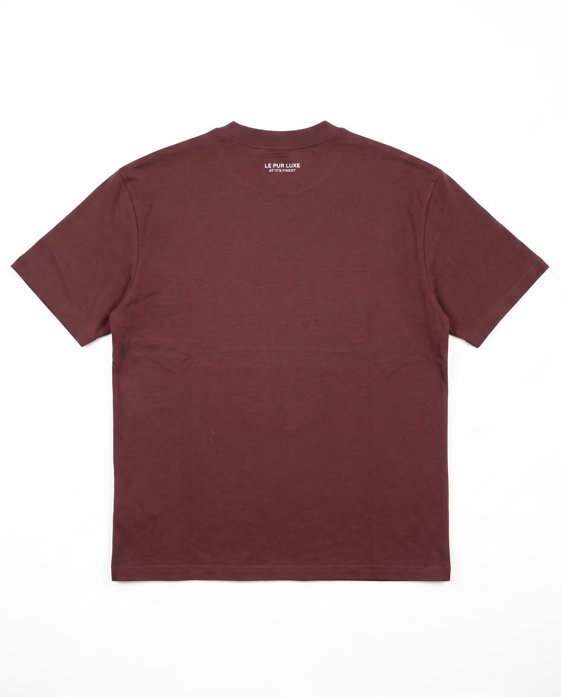 Classic T-Shirts Burgundy Back