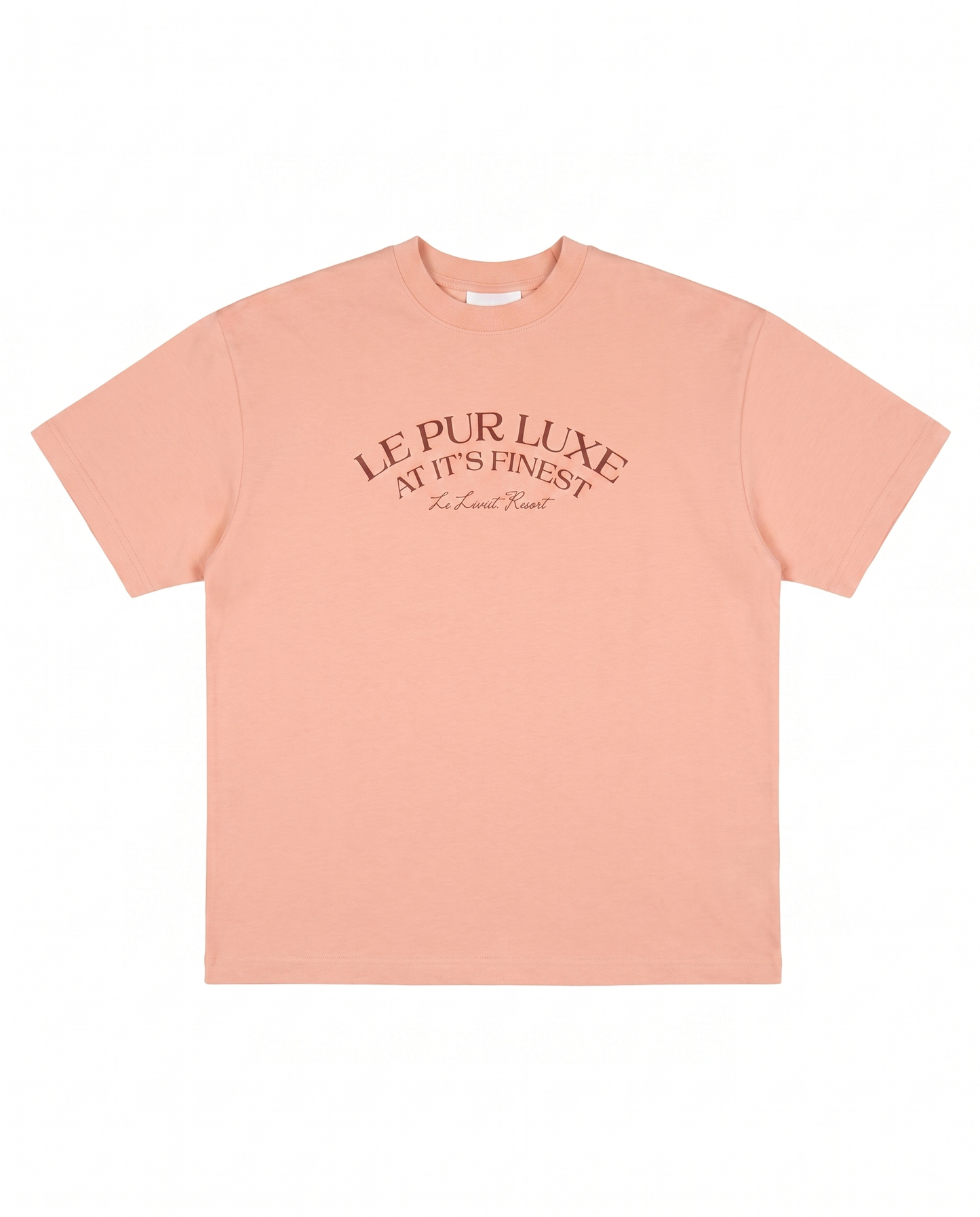 Classic T-Shirts Peach Front