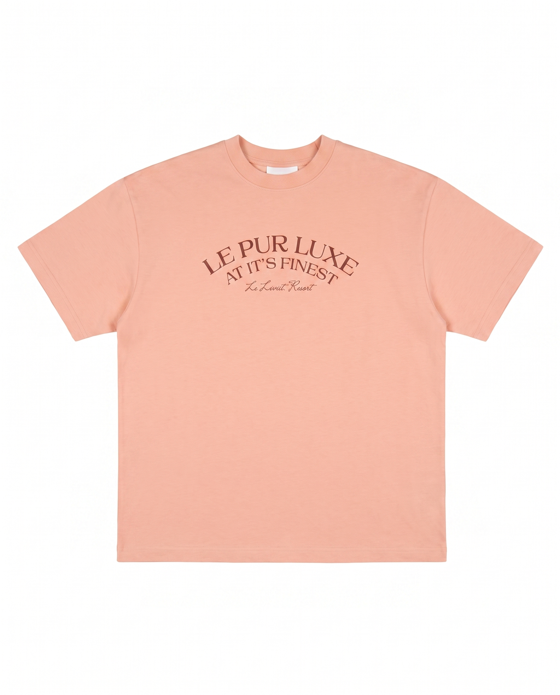 Classic T-Shirts Peach Front