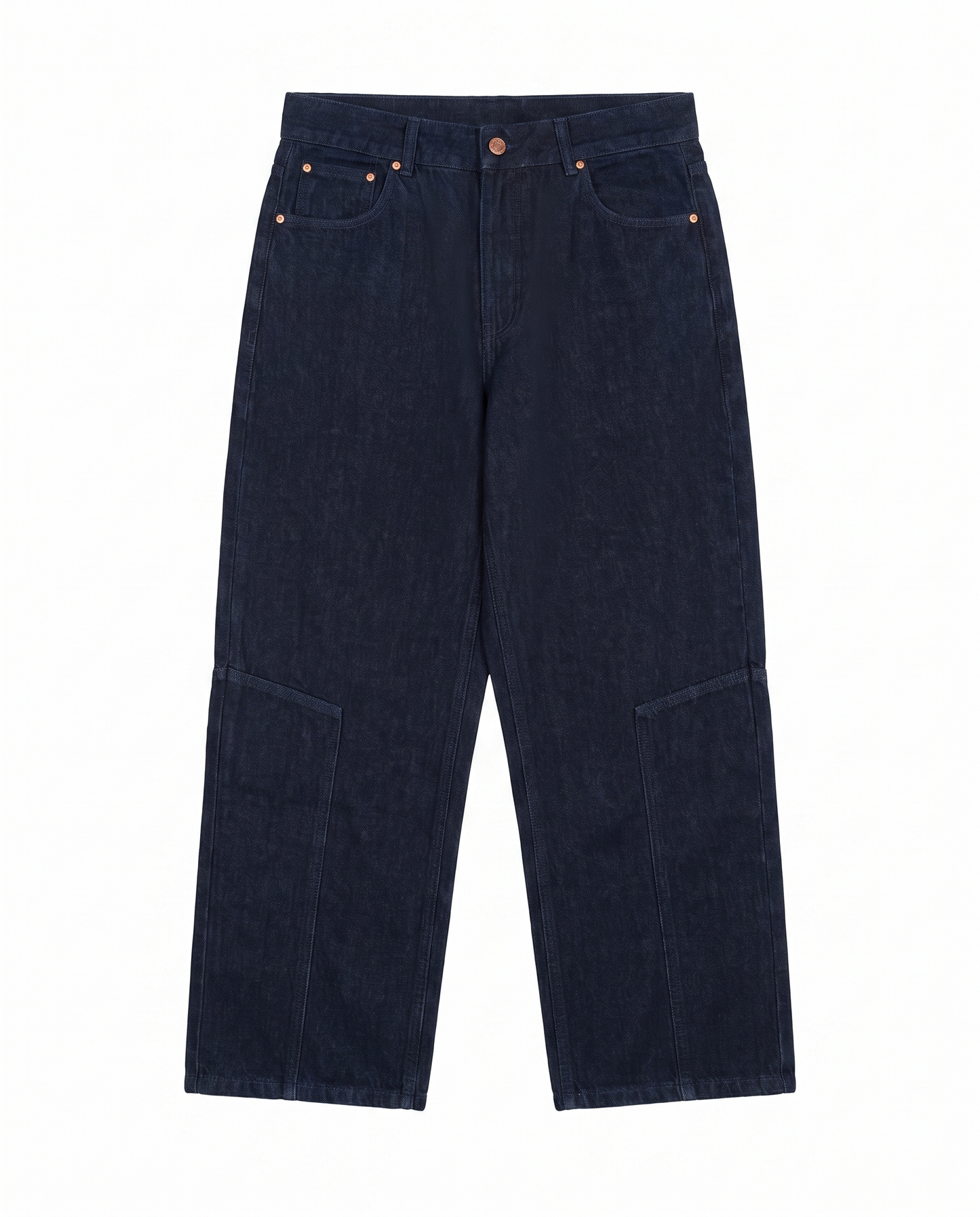 Denim Straight Cut Jeans Front