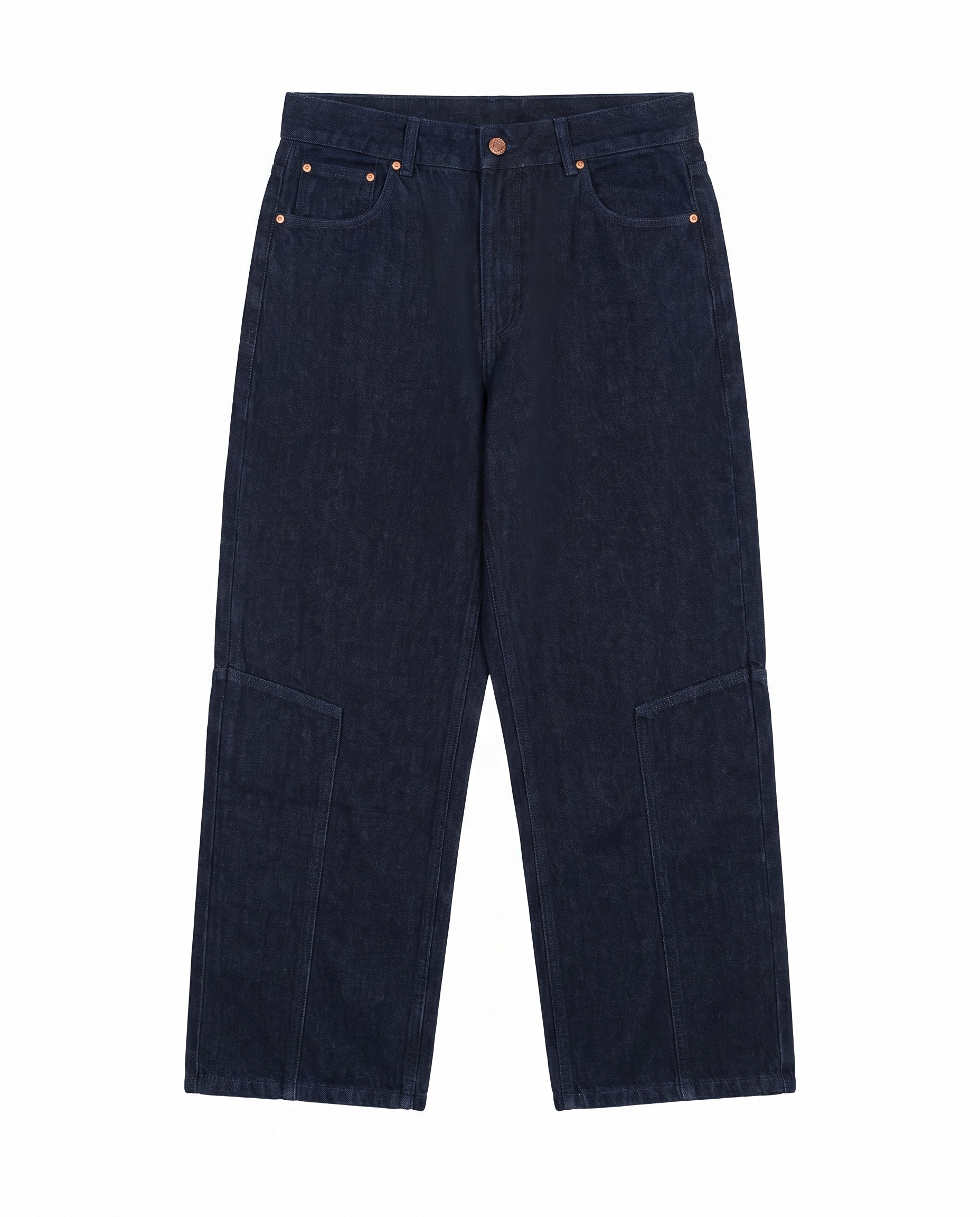 Denim Straight Cut Jeans Front