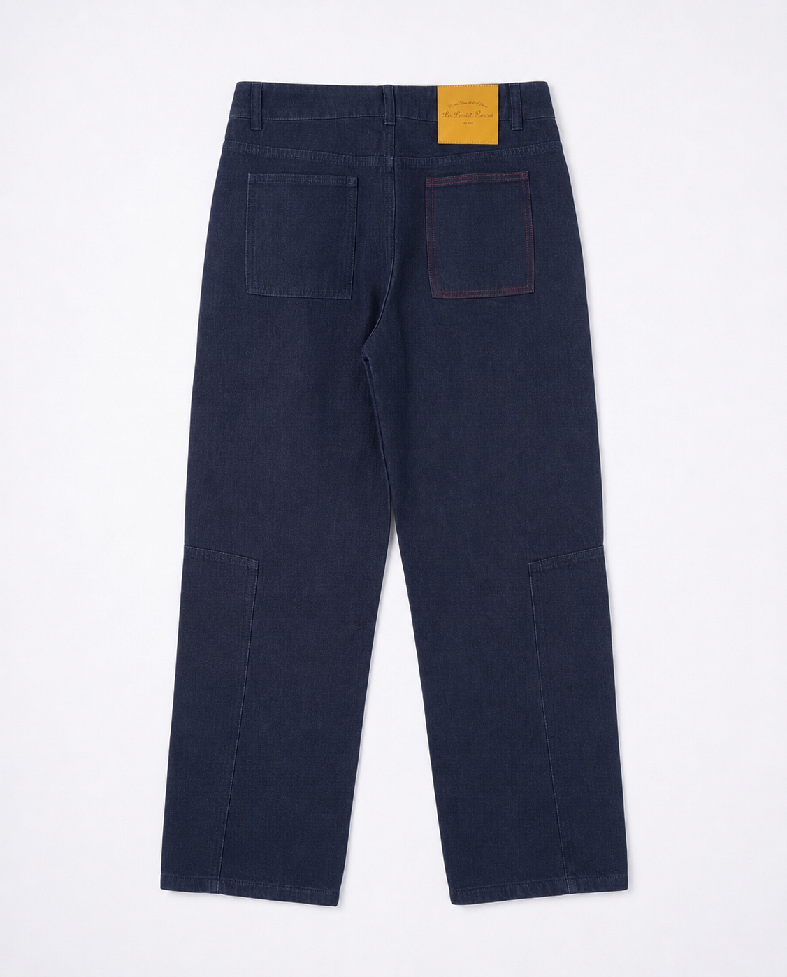 Denim Straight Cut Jeans Back