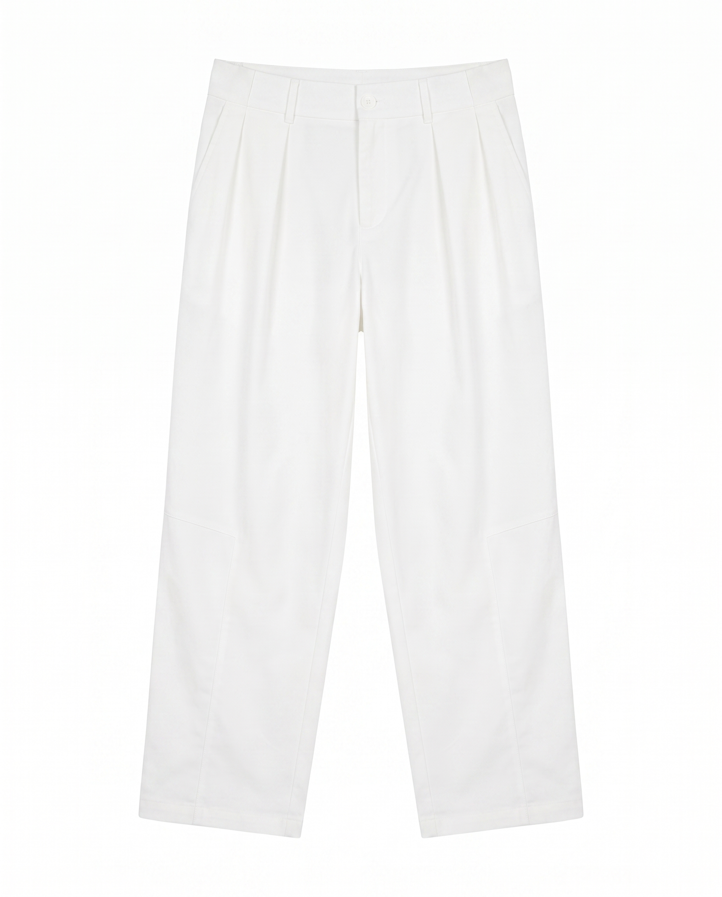 Linen Straight Cut Signature Trouser Front