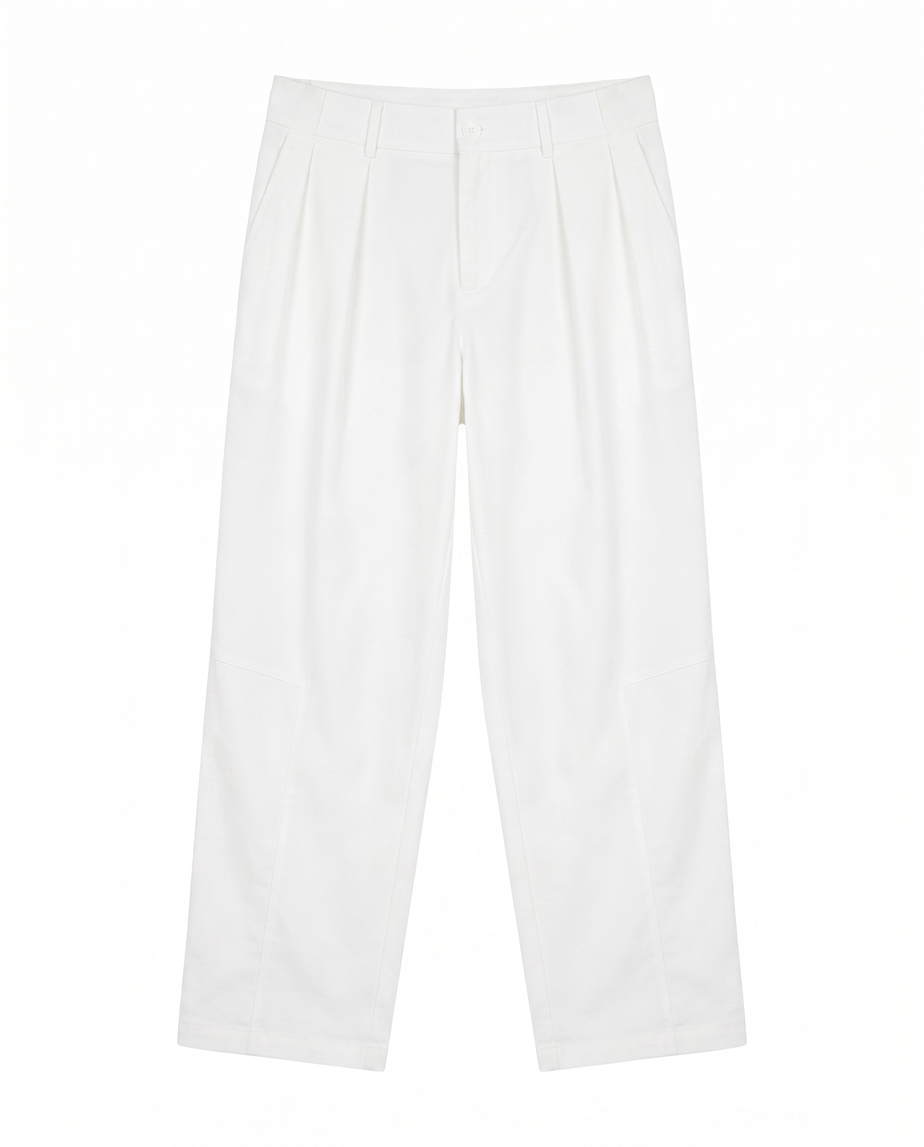 Linen Straight Cut Signature Trouser Front